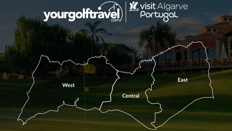 Algarve Golf Holiday Map