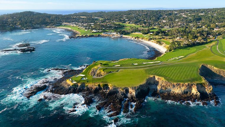 Pebble Beach Golf links, Monterey, California