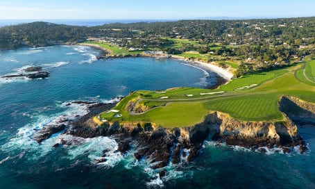 Pebble Beach Golf links, Monterey, California