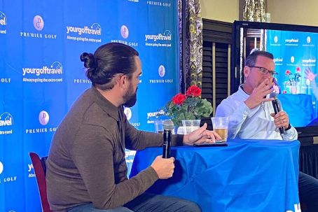 YGT Rory with Rich Beem at the Your Golf Travel Party