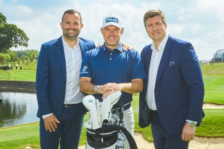 Founders Ross Marshall & Andrew Harding with Ambassador Lee Westwood