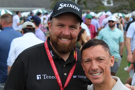 Shane Lowry with Frankie Dettori