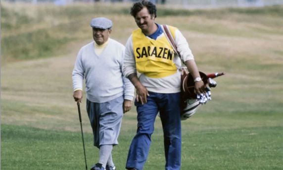 Gene Sarazen at The Open at Royal Troon
